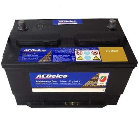 AC DELCO Battery AC Delco 12V DIN 80AH Car Battery - App