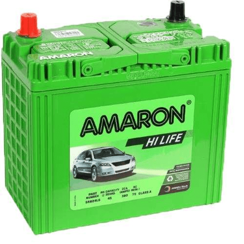 AMARON Battery Amaron  - 55B24LS (NS60) 12V 45AH JIS Car Battery-App