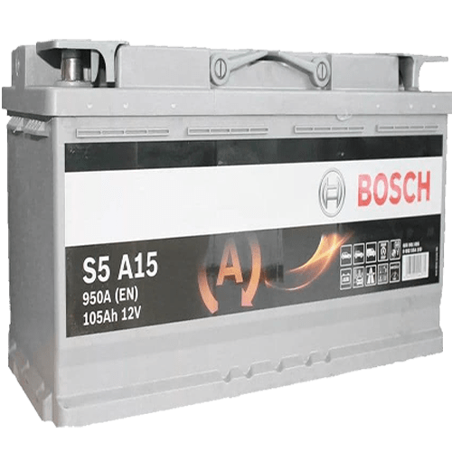 BOSCH Battery Bosch 12V DIN 105AH AGM Car Battery - App