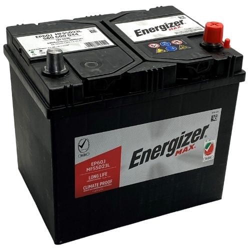 ENERGIZER Battery Energizer - 55D23L 12V JIS 60AH Car Battery - App