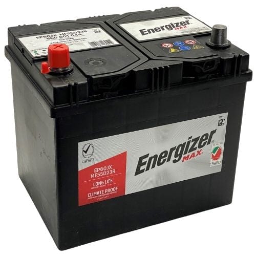 ENERGIZER Battery Energizer - 55D23R Right Terminal 12V JIS 60AH Car Battery - App