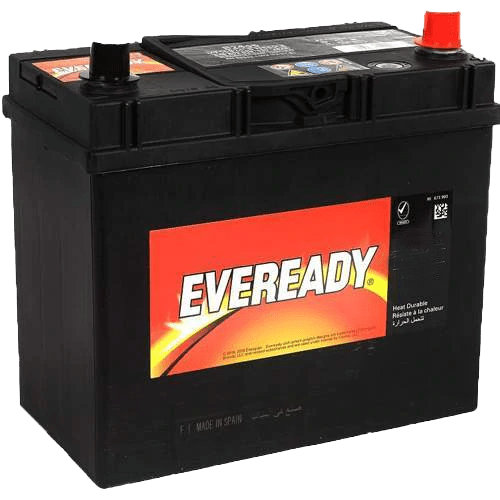 EVEREADY Battery Eveready - 55D23R Right Terminal 12V 60AH JIS Car Battery - App