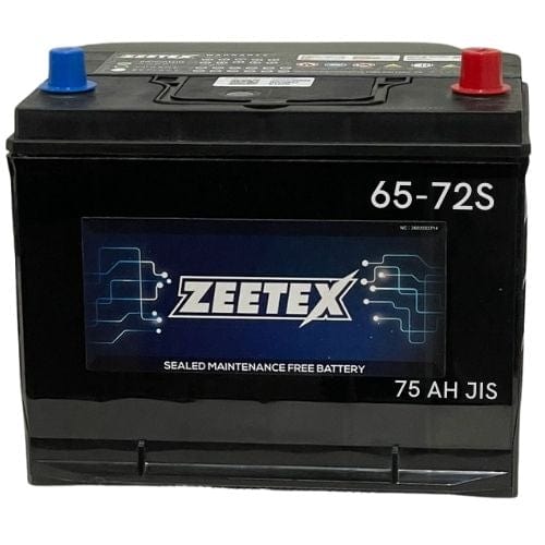 ZEETEX Battery Zeetex - 65-72S 12V JIS 75AH Car Battery - App